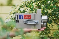 video marketing person holding gray video camera near green leaf plant during daytime