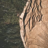 quarry brown mountain scenery