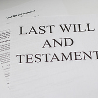 last will and testament white printer paper