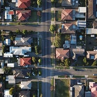 top-view photography of houses at daytime