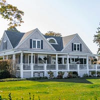 gray wooden house