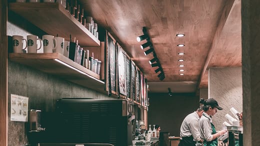 barista in coffee shop