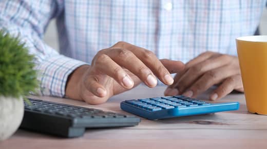 person using black computer keyboard