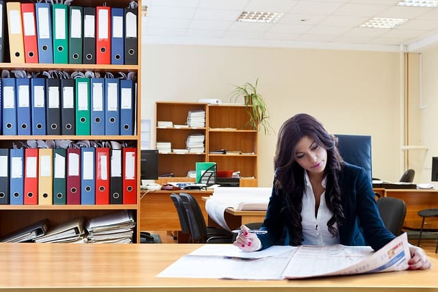 businesswoman working